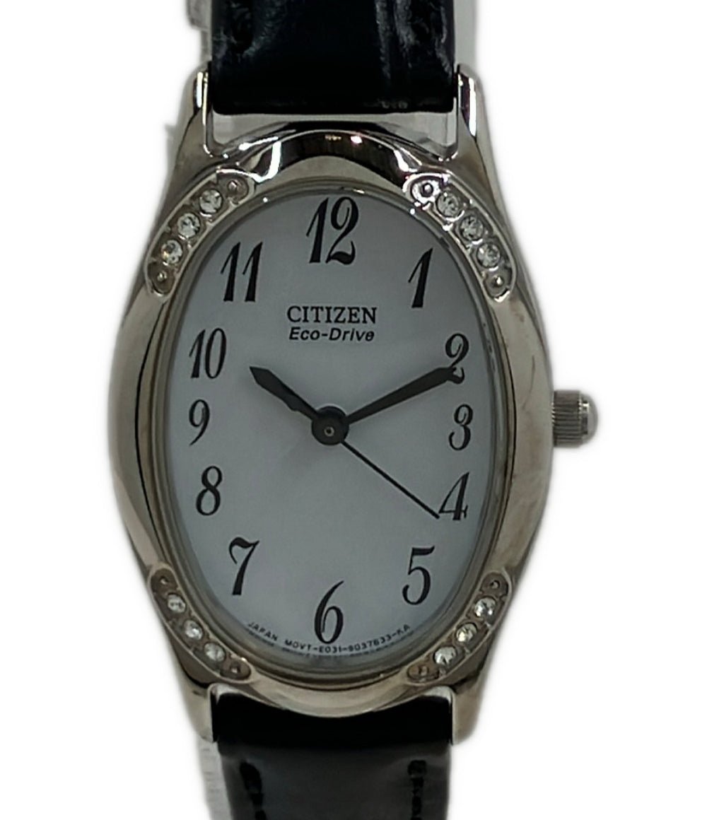 CITIZEN 腕時計 エコドライブ ソーラー ホワイト E031-S022495 レディース シチズン