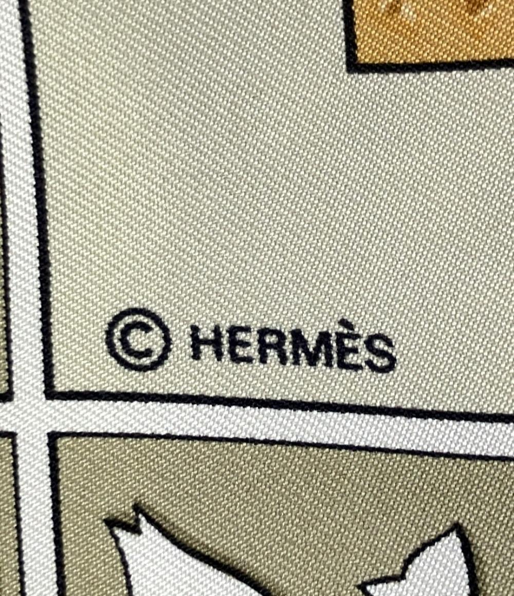 HERMES スカーフ シルク100% カレ90 EARLY AMERICA レディース エルメス