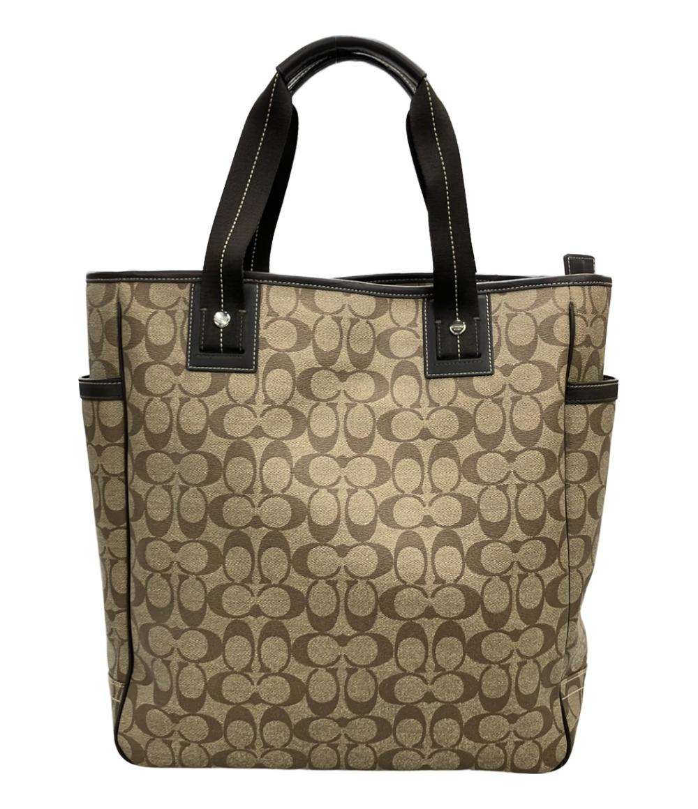 COACH トートバッグ キャンバス シグネチャー レディース コーチ