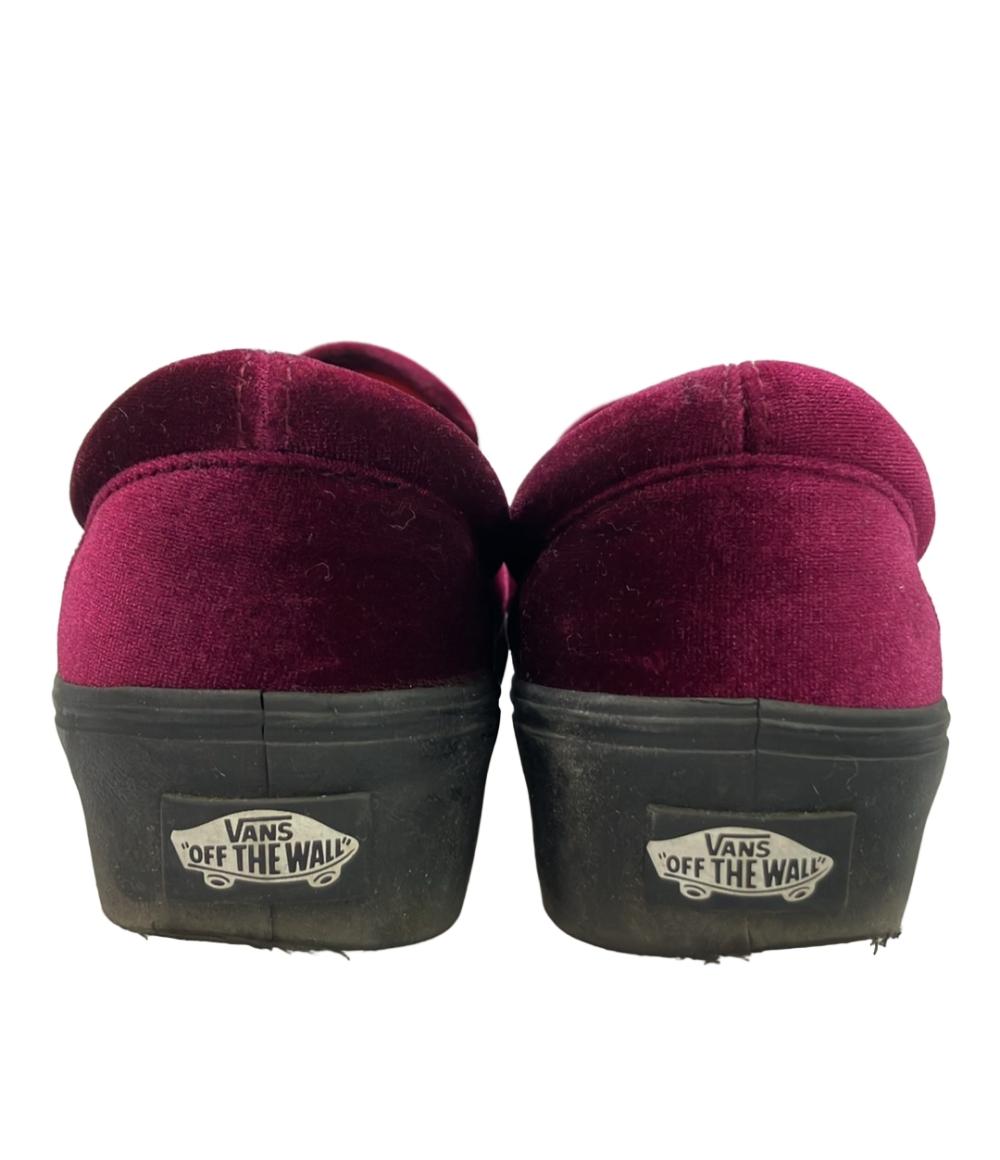 VANS ベルベット厚底スリッポン スリッポン シック 540300-0003 レディース SIZE 22.5 (S) バンズ