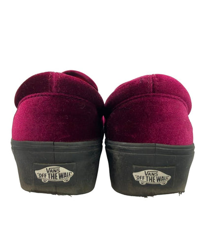 VANS ベルベット厚底スリッポン スリッポン シック 540300-0003 レディース SIZE 22.5 (S) バンズ