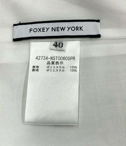美品 フォクシー ニューヨーク 半袖ブラウス フレンチスリーブ レディース SIZE 40 (L) FOXEY NEW YORK
