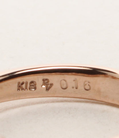 美品 ポンテヴェキオ リング 指輪  K18 ダイヤ.16ct ピンクサファイア 0.26ct 5ハート レディース Ponte Vecchio