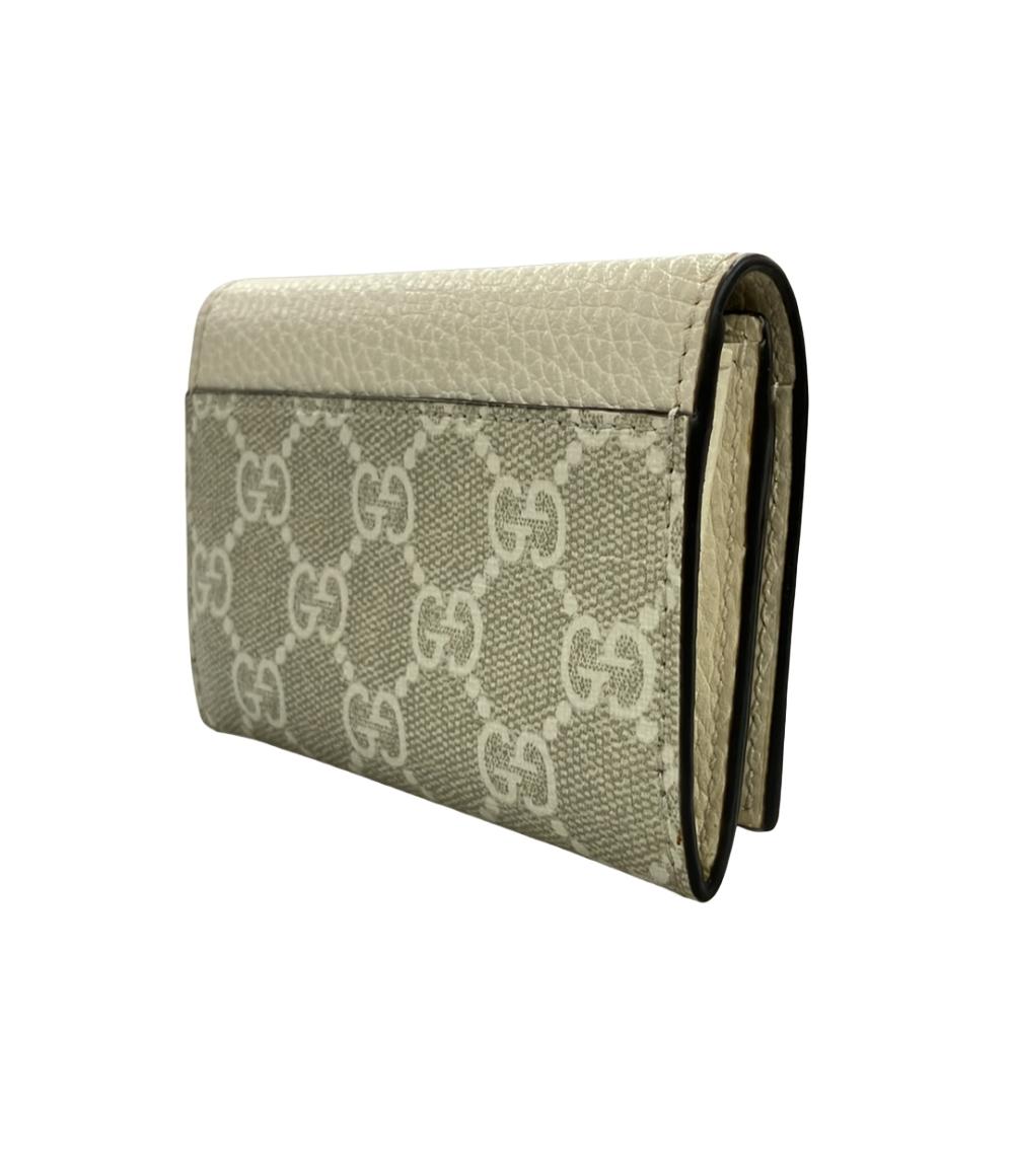 GUCCI カードケース レザー PVC GGマーモント 474748 2067 レディース