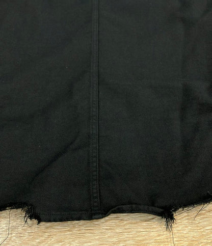 Frank&Eileen 長袖 ブラックデニムシャツ ダメージ加工 メンズ SIZE S フランクアンドアイリーン