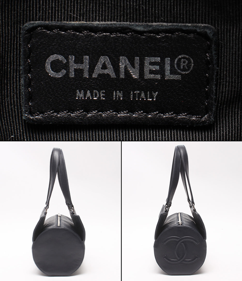 CHANEL トートバッグ シルバー金具 チョコバー ラムスキン 7番台 レディース シャネル