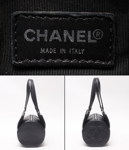 CHANEL トートバッグ シルバー金具 チョコバー ラムスキン 7番台 レディース シャネル