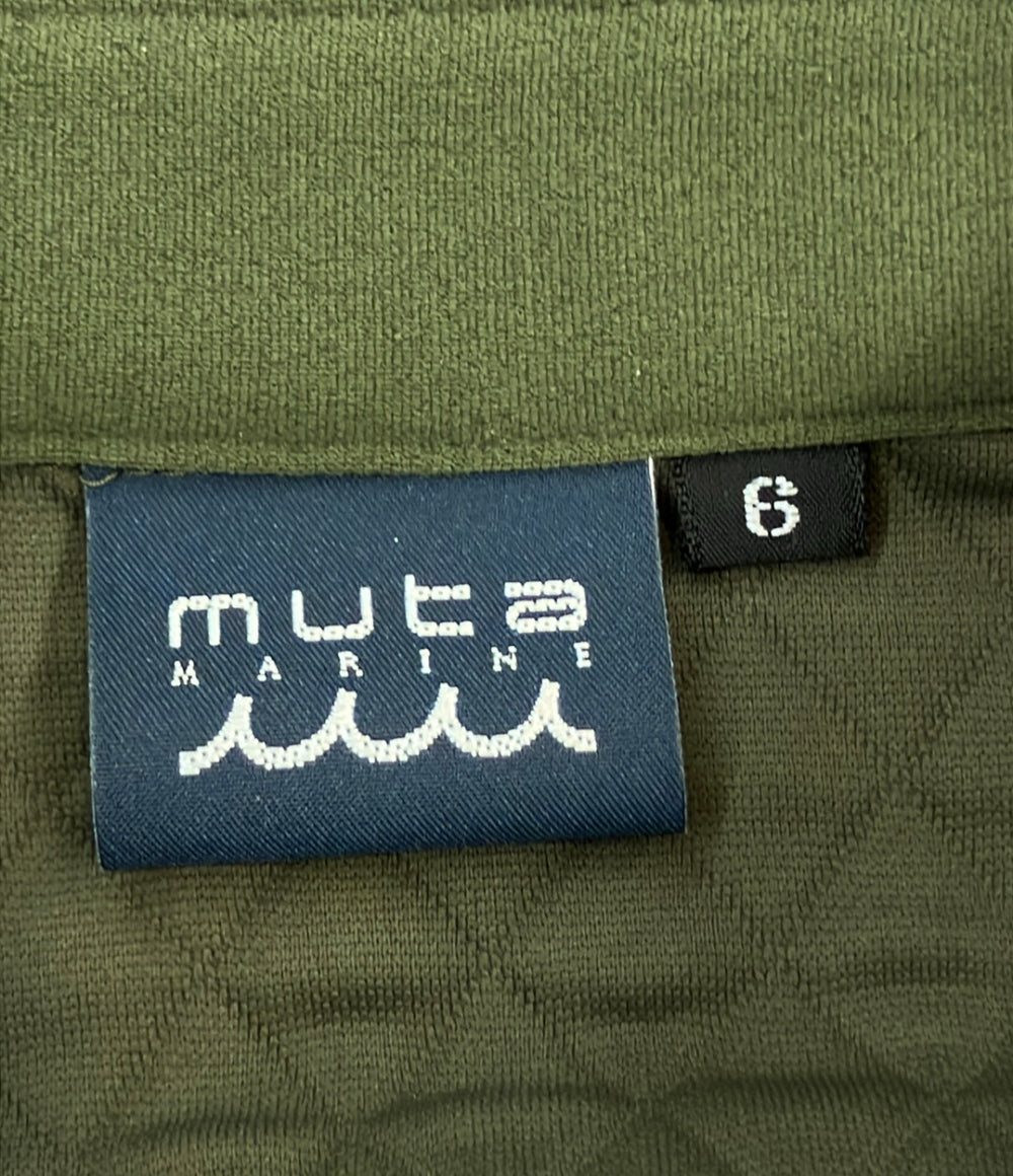 muta MARINE 長袖ポロシャツ キルティング メンズ SIZE 6 (L) ムータ・マリン
