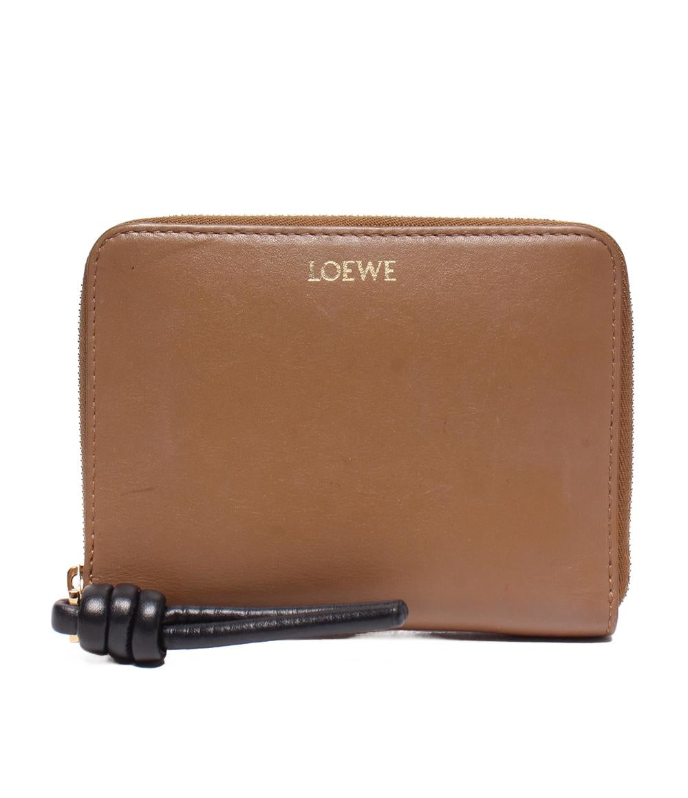 LOEWE ラウンドファスナー二つ折り財布 レディース ロエベ