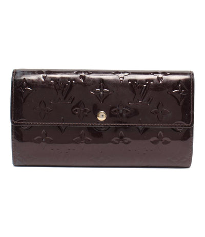 ルイ・ヴィトン 長財布 ポルトフォイユ サラ ヴェルニ M93524 レディース LOUIS VUITTON