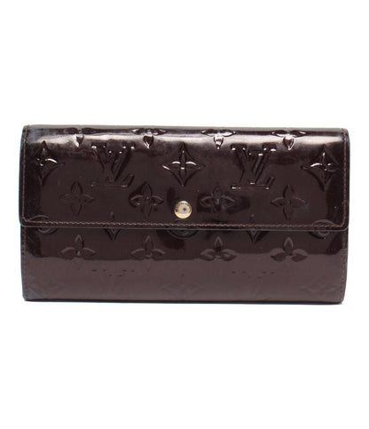 ルイ・ヴィトン 長財布 ポルトフォイユ サラ ヴェルニ M93524 レディース LOUIS VUITTON