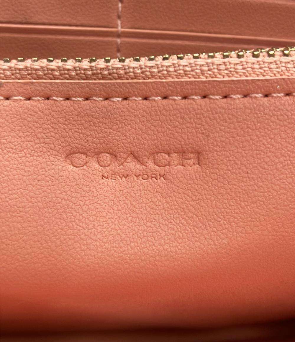 コーチ ラウンドファスナー長財布 レディース COACH