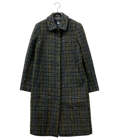 BURBERRY LONDON ウールコート ノバチェック グレー インポート FT232-032-60 レディース SIZE 9 (M) バーバリーロンドン