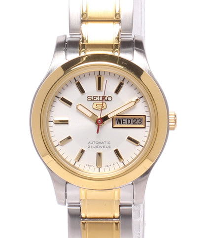 SEIKO 腕時計 SYMD90K1 セイコー5 自動巻き ホワイト 4207-01F0 レディース セイコー