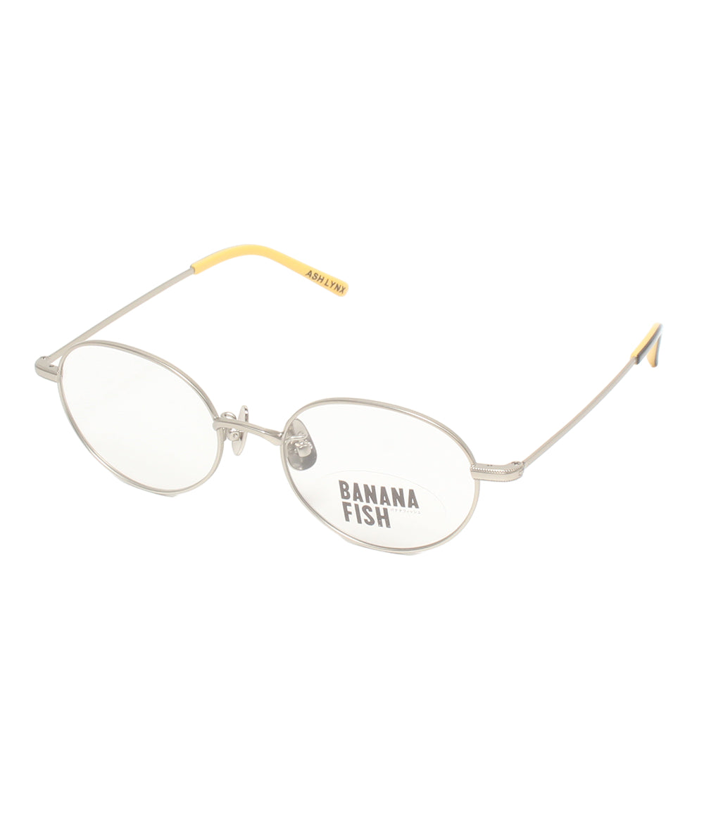 美品 伊達メガネ アイウェア 51□18 BANANA FISH バナナフィッシュ コラボフレーム アッシュ リンクスモデル ASH LYNX