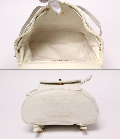 CHANEL リュック 3番台 ゴールド金具 マトラッセ レディース シャネル