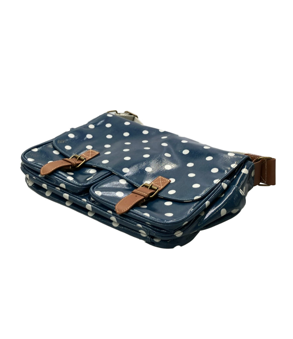 美品 Cath Kidston ショルダーバッグ 斜めがけ メッセンジャーバッグ ドット柄 レディース キャスキッドソン