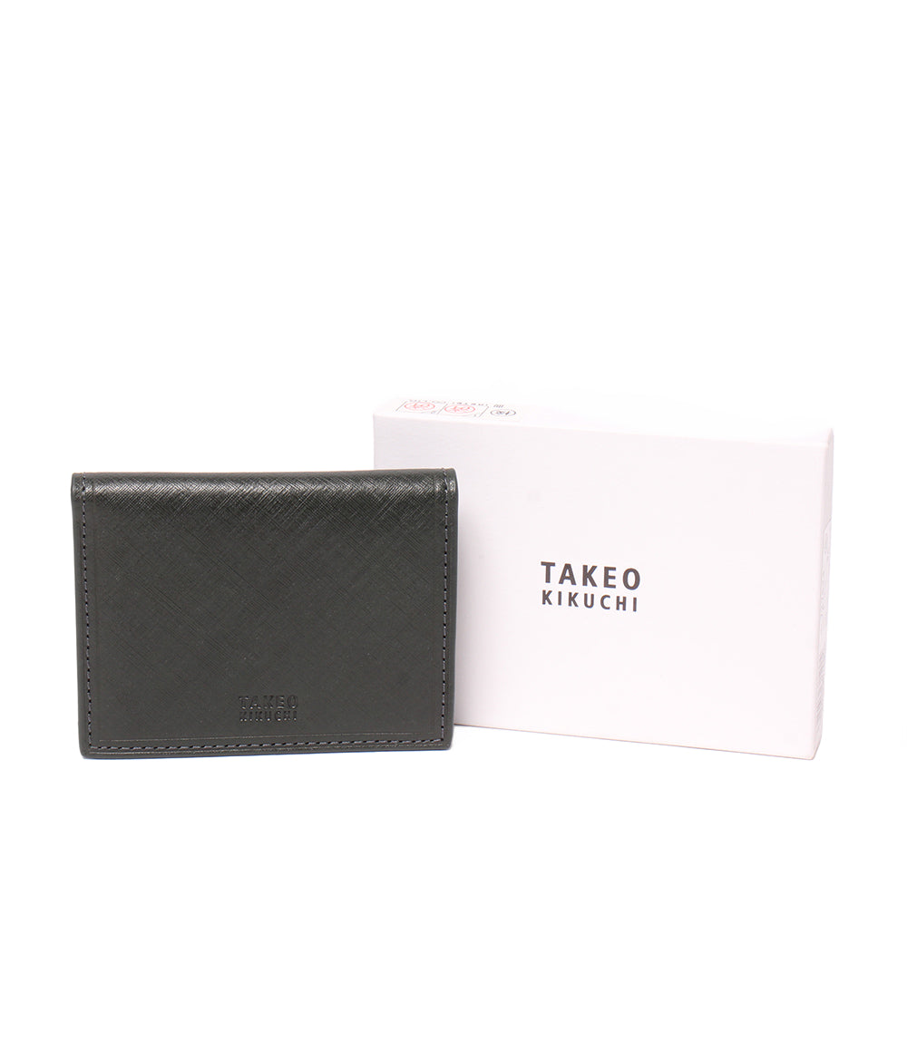 美品 TAKEO KIKUCHI カードケース パスケース メンズ タケオキクチ