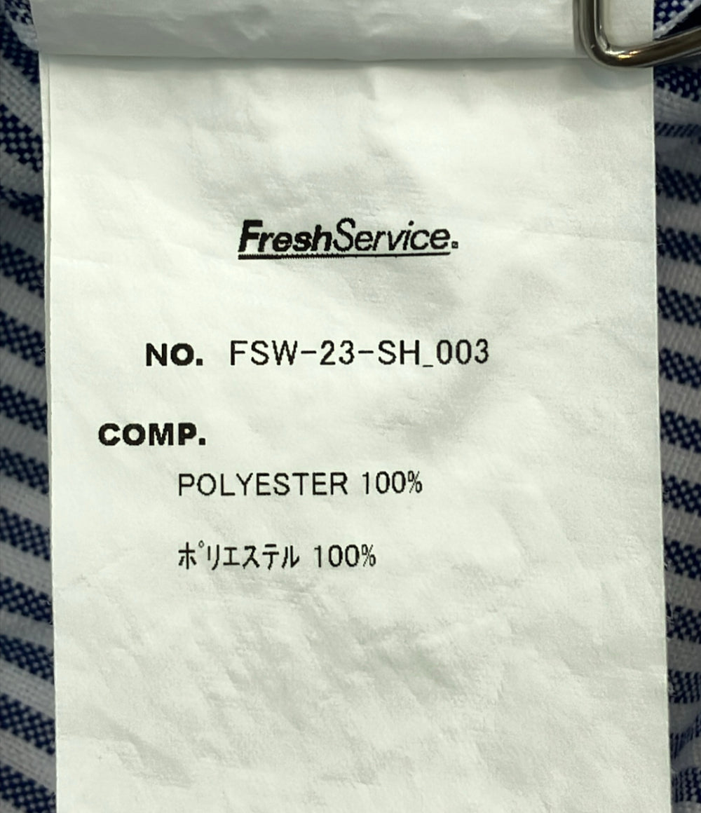 美品 FreshService 長袖シャツ ストライプ FSW-23-SH-003 メンズ SIZE ONE SIZE FITS ALL フレッシュサービス