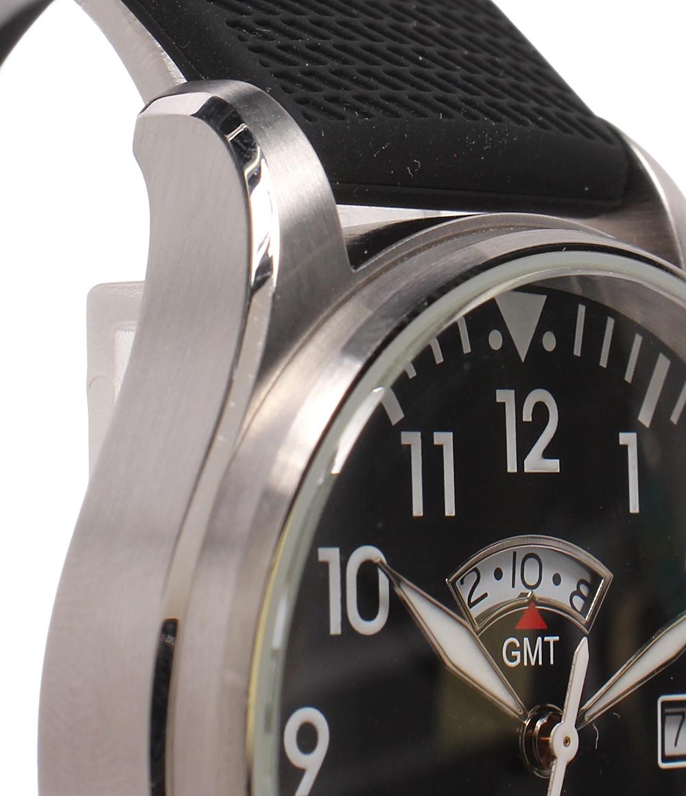 JUNKERS 腕時計 COCKPIT JU52 クオーツ ブラック メンズ ユンカース