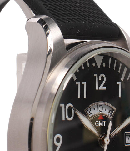 JUNKERS 腕時計 COCKPIT JU52 クオーツ ブラック メンズ ユンカース