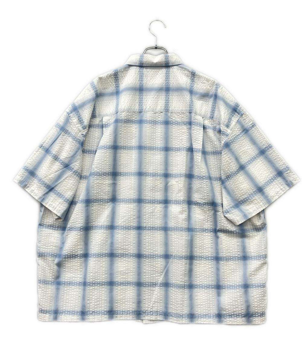 COOTIE PRODUCTIONS 半袖チェックシャツ メンズ SIZE LARGE (L) クーティプロダクションズ