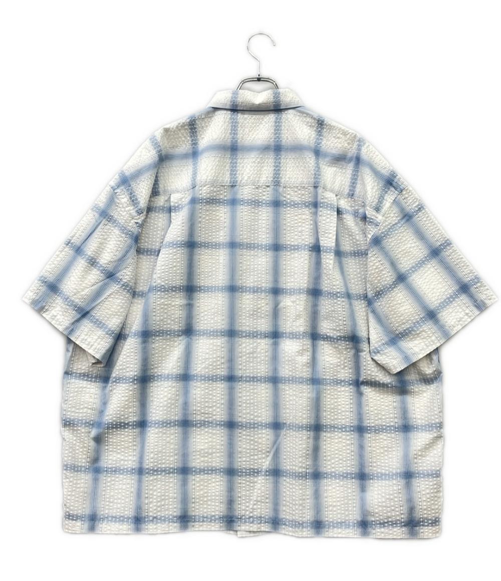 COOTIE PRODUCTIONS 半袖チェックシャツ メンズ SIZE LARGE (L) クーティプロダクションズ