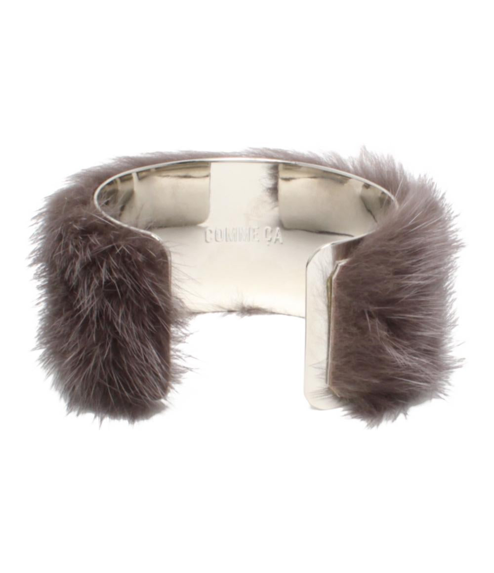 美品 COMME CA バングル ファー レディース コムサ