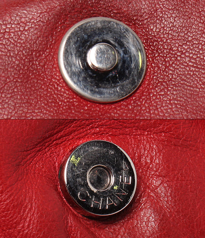 CHANEL チェーンウォレット 斜め掛け シングルチェーン シングルフラップ シルバー金具 14番台 ハーフムーン レディース シャネル