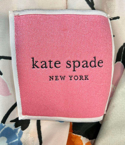 Kate Spade トレンチコート リュクス 裏地フローラルプリント ベルト K7409 レディース SIZE S ケイトスペード