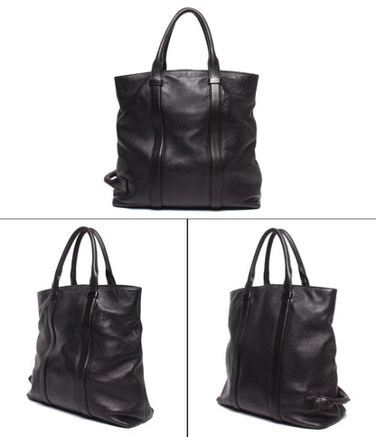 TOM FORD トートバッグ サイドハンドル ヘビーグレインレザー メンズ トムフォード