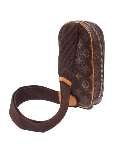 LOUIS VUITTON ボディバッグ ウエストポーチ ポシェット ガンジュ モノグラム M51870 メンズ ルイ・ヴィトン