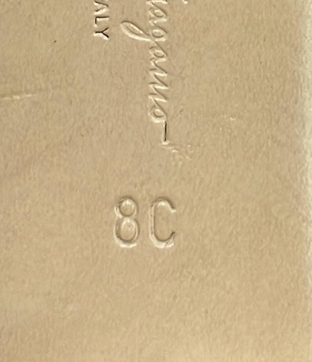 Salvatore Ferragamo ミュール サンダル チャンキーヒール レディース SIZE 8 (XL) サルヴァトーレフェラガモ