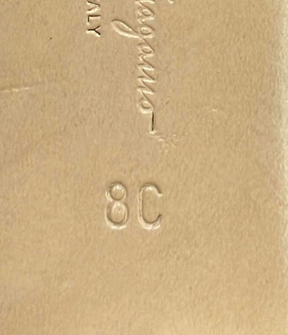 Salvatore Ferragamo ミュール サンダル チャンキーヒール レディース SIZE 8 (XL) サルヴァトーレフェラガモ