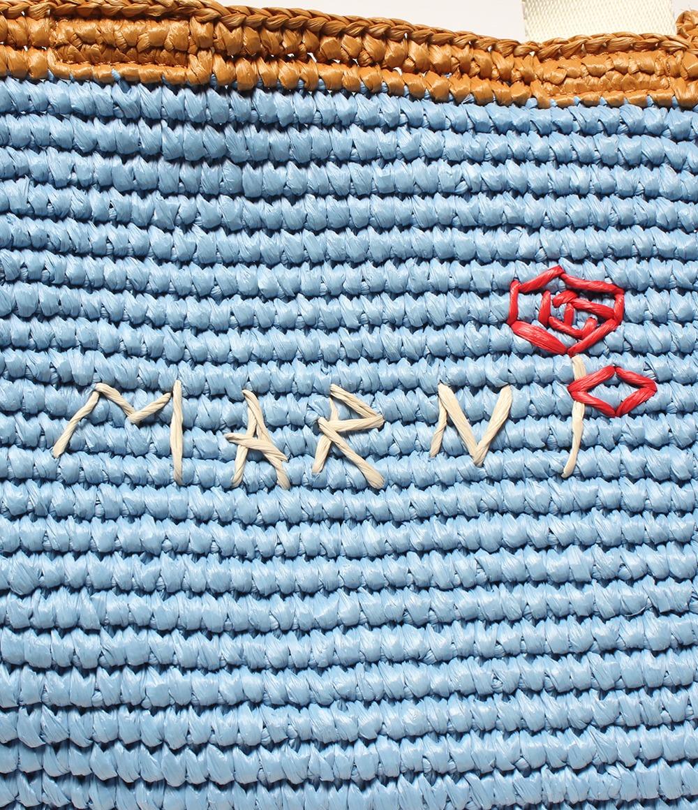 美品 マルニ かごバッグ トートバッグ ショルダーバッグ 肩掛け レディース MARNI