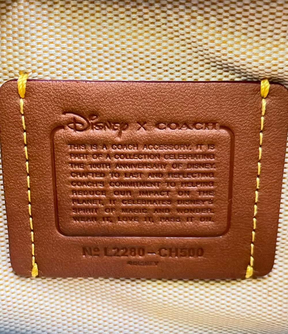ディズニー コーチ 2way クラッチバッグ ショルダーバッグ 肩掛け 斜め掛け ディズニー100周年記念 スウィンガー20 レディース Disney COACH