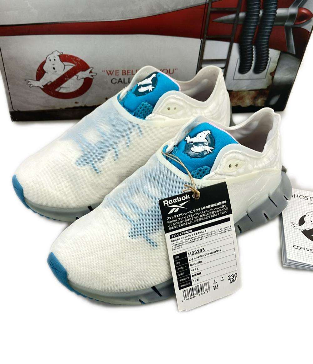 美品 Reebok ローカットスニーカー スリッポン × ゴーストバスターズ ジグ キネティカ H03293 レディース SIZE 23.0 (M) リーボック