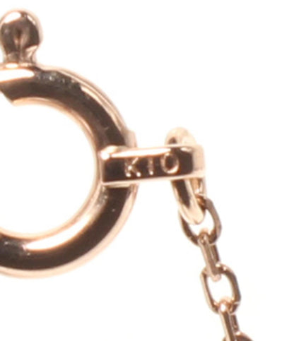 美品 ヨンドシー ネックレス K10 ダイヤ ハート レディース 4℃