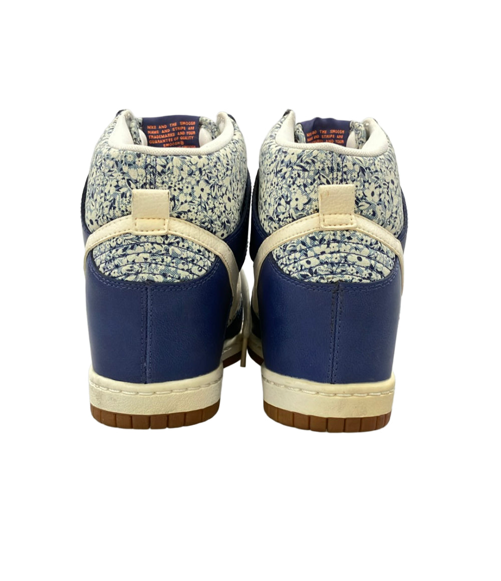 NIKE ハイカットスニーカー インヒール × リバティ ロンドン W DUNK SKY HI LIB QS 529040-400 レディース SIZE 23.5 (M) ナイキ
