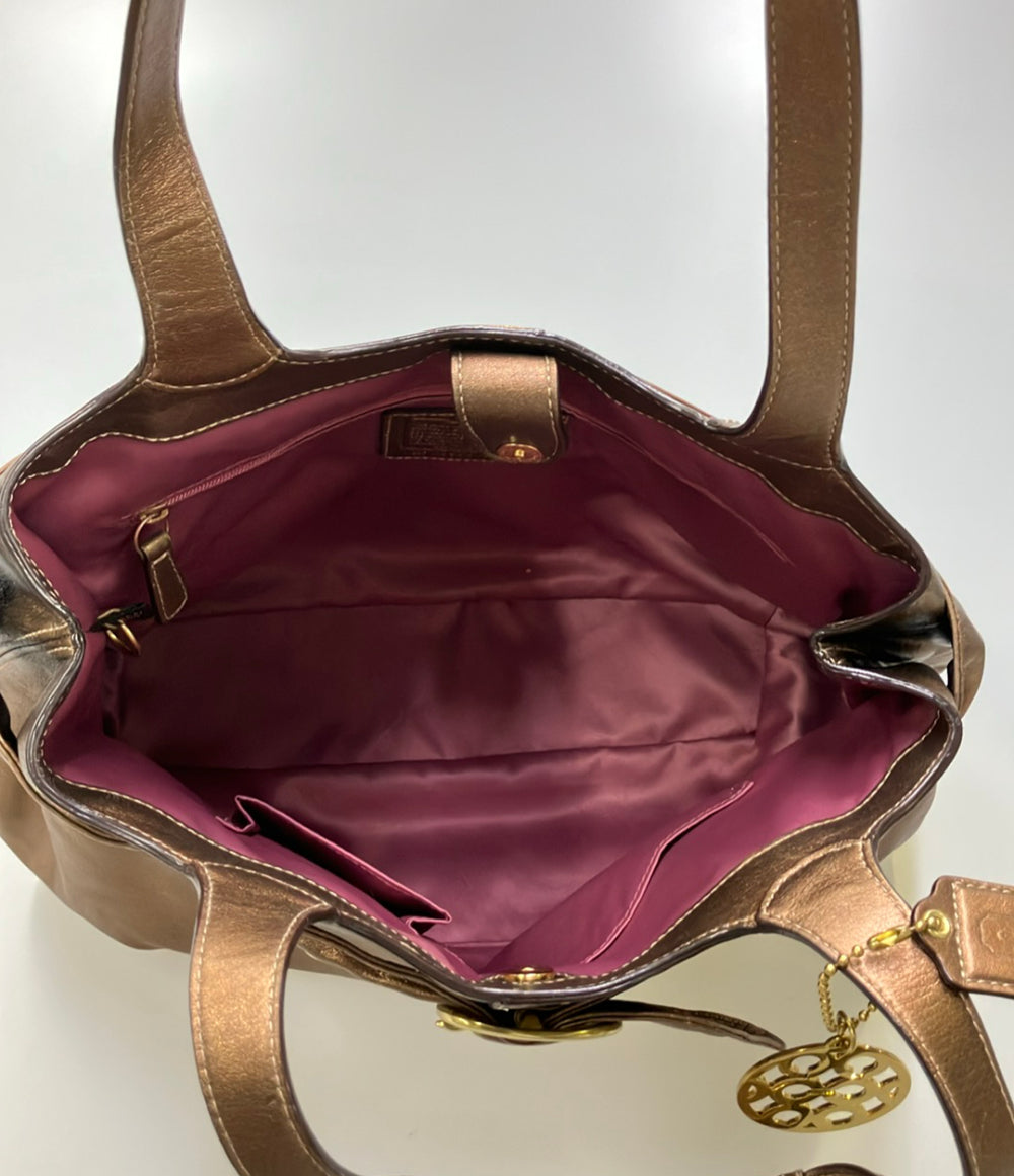 COACH トートバッグ レザー オプアート 13885 レディース コーチ