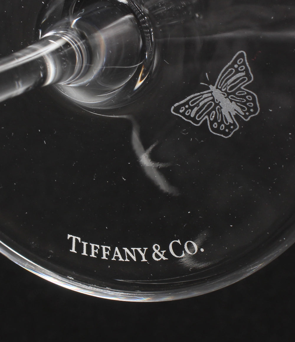 美品 Tiffany & Co. シャンパングラス 2点セット ペア ジャルダン ティファニー