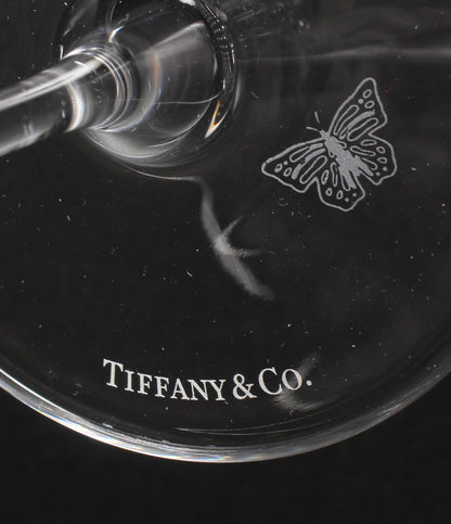 美品 Tiffany & Co. シャンパングラス 2点セット ペア ジャルダン ティファニー