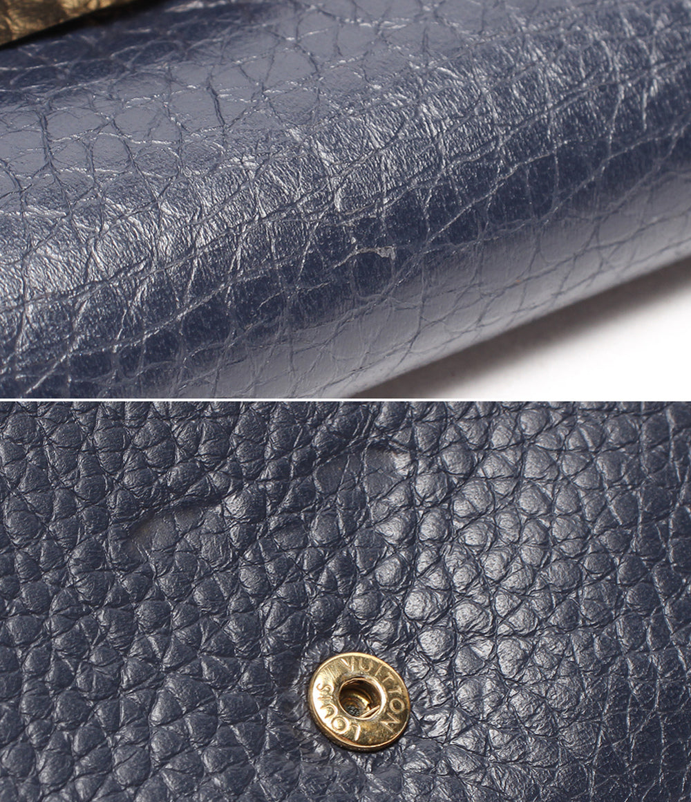LOUIS VUITTON 三つ折り財布 ポルトフォイユ カプシーヌ M63741 レディース ルイ・ヴィトン