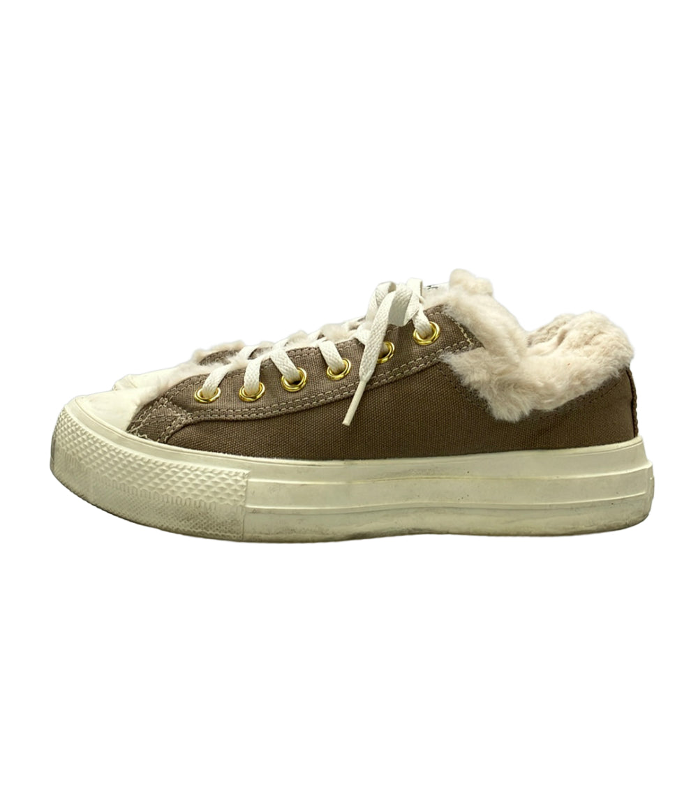CONVERSE ローカットスニーカー 厚底 ボア オールスター ライト PLTS ボアカラー OX 5SD729 レディース SIZE 24.0 コンバース