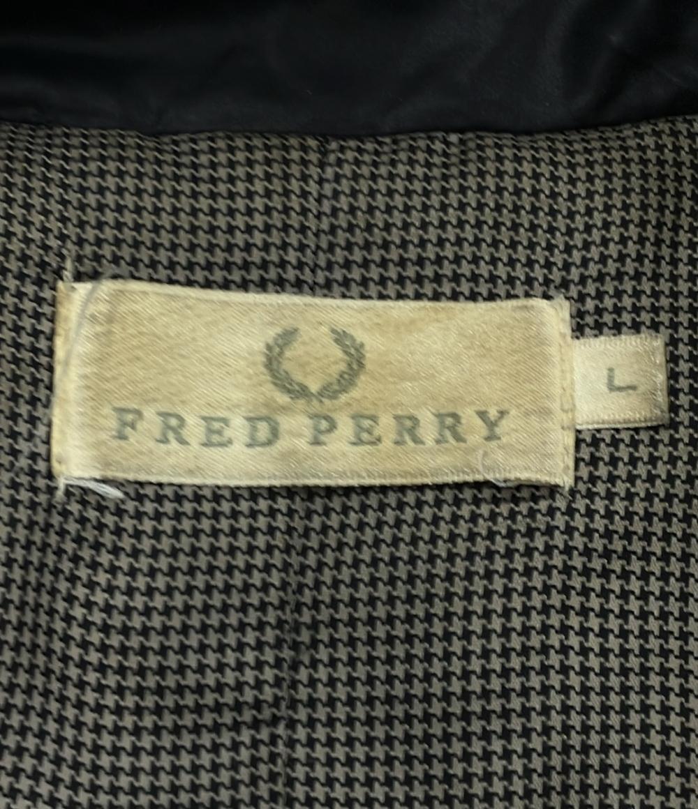 フレッドペリー ダウンジャケット ファーラクーン レディース SIZE L (L) FRED PERRY