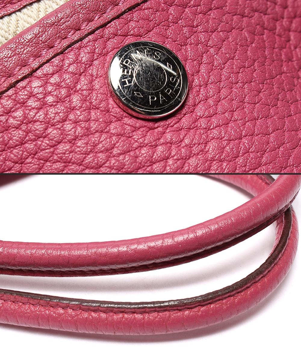 HERMES ハンドバッグ シルバー金具 □O刻印 ガーデンパーティTPM レディース エルメス