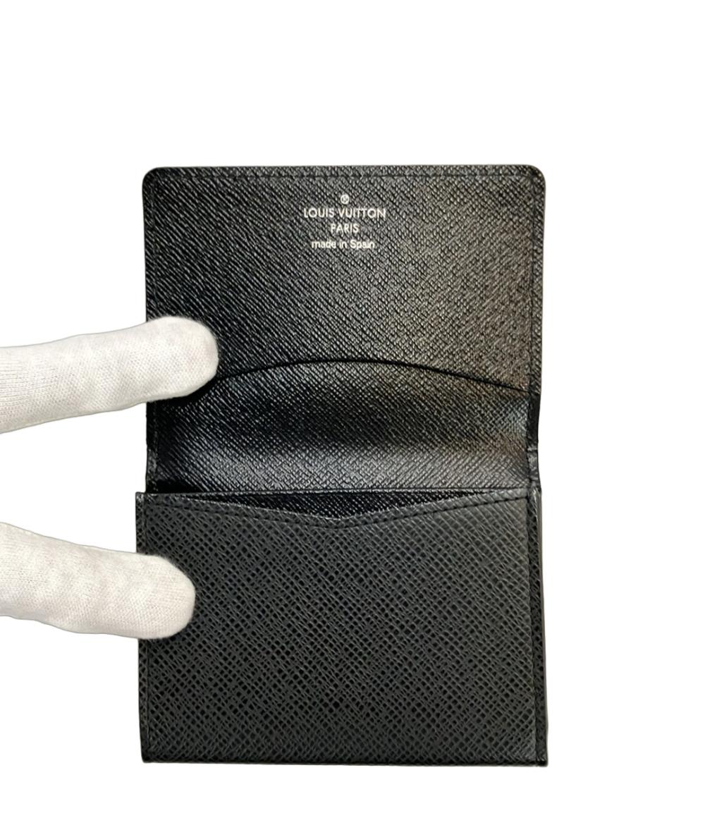 美品 ルイ・ヴィトン カードケース パスケース アンヴェロップ カルトドゥヴィジット タイガ M30922 メンズ LOUIS VUITTON