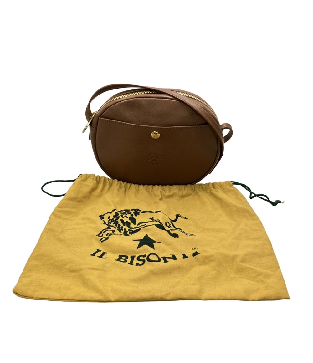 美品 IL BISONTE ショルダーバッグ 斜め掛け レディース イルビゾンテ