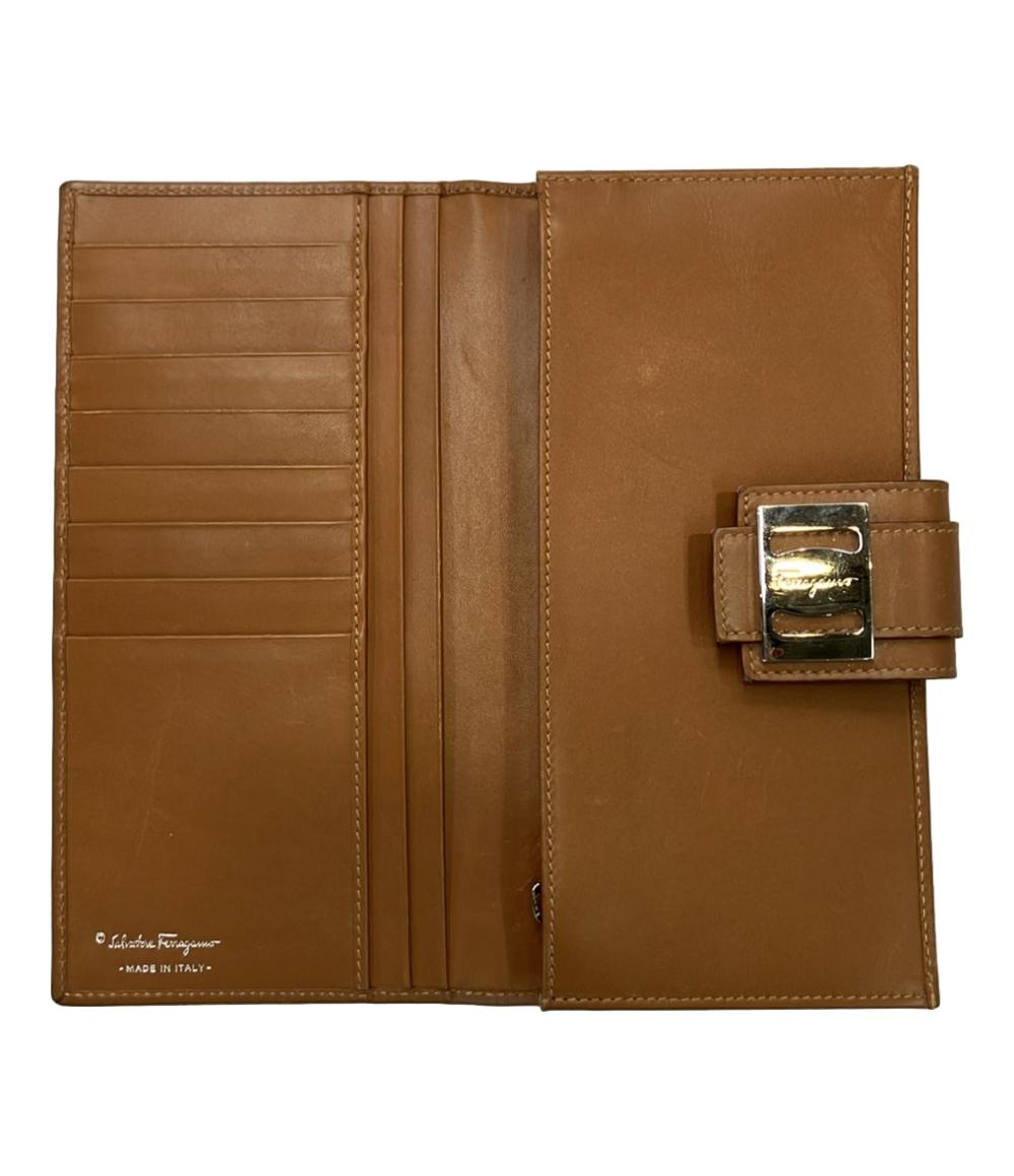 サルヴァトーレフェラガモ 二つ折り長財布 ヴァラ レディース Salvatore Ferragamo
