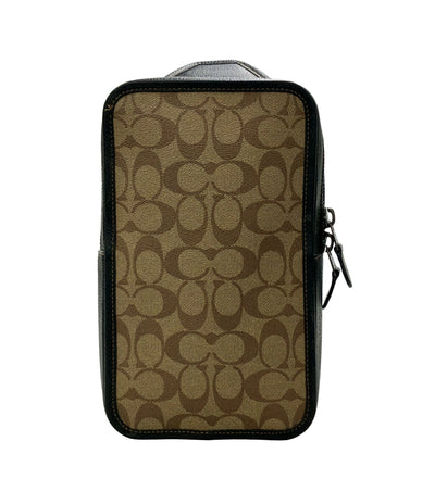 美品 COACH ボディバッグ シグネチャー C9865 メンズ コーチ